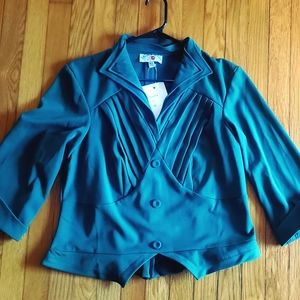 Retro pinup swing top hunter green Miss Candy floss 3XL.